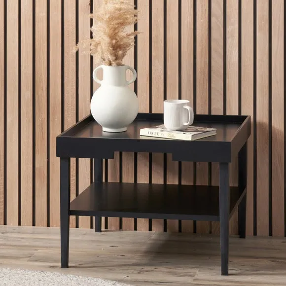 Marnie Coffee Table, Black Wood