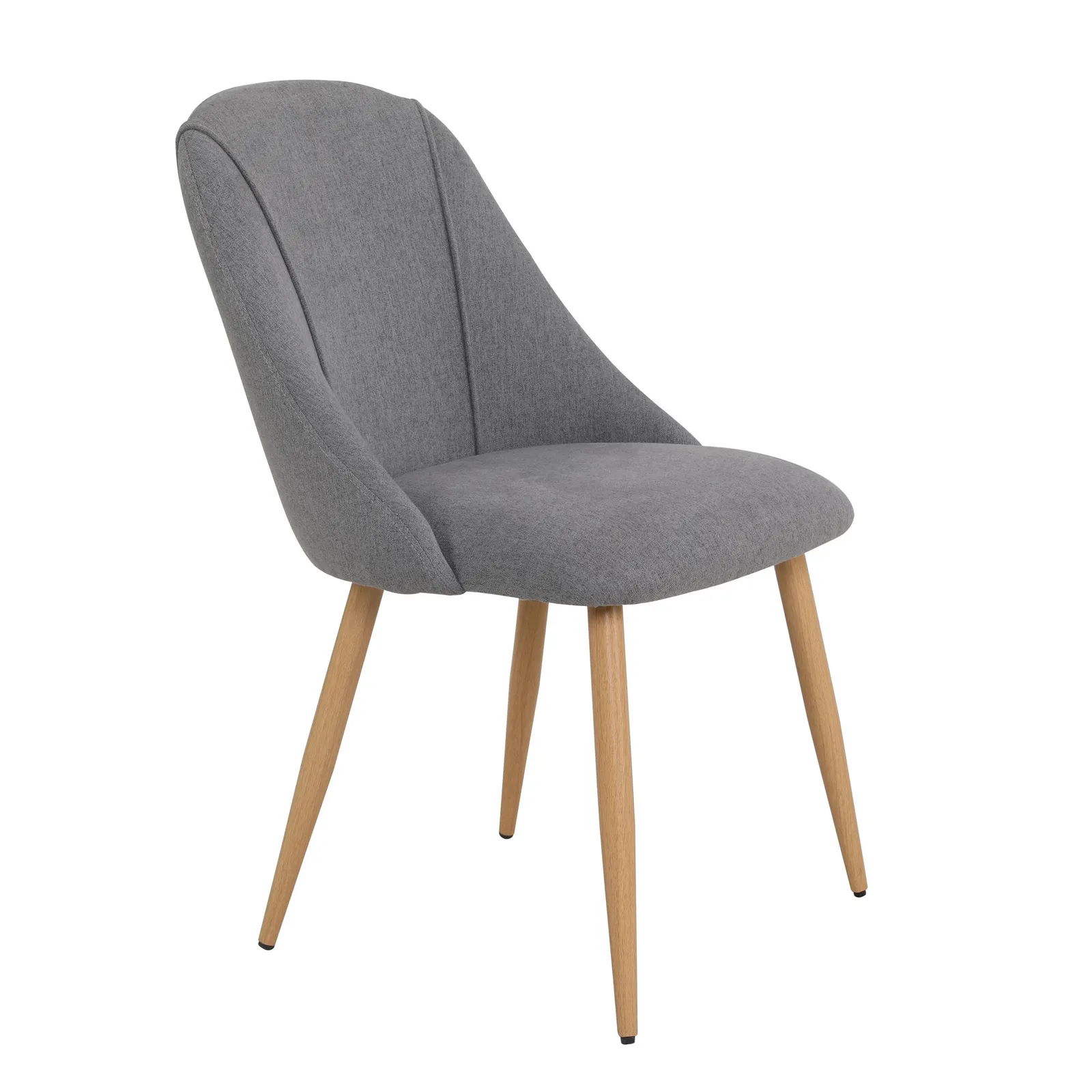 Luna Set of 2 Dining Chairs Charcoal