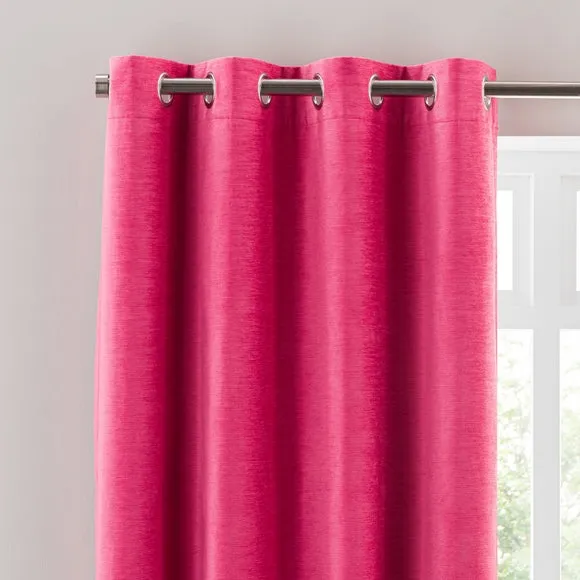 Genoa Chenille Blackout Eyelet Curtains 1