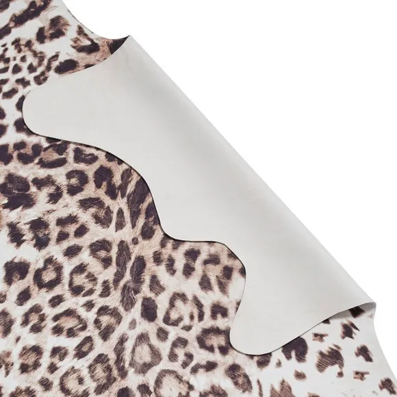 Faux Leopard Print Rug 4