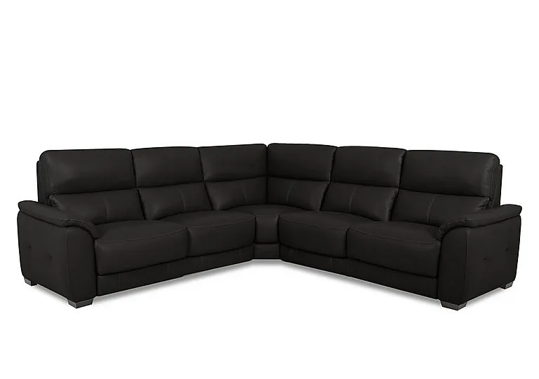 Saffron Large Leather Corner Sofa