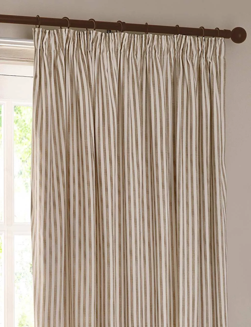 YARD Hebden Blackout Pencil Pleat Curtains Natural Mix