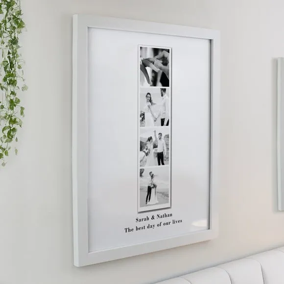 Personalised Photo Strip Poster Frame 2
