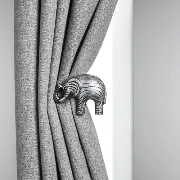 Mix and Match Elephant Curtain Single Holdback