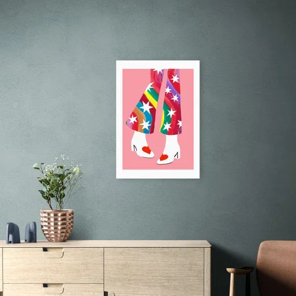 East End Prints Rainbow Pants Print by Keren Parmley 1