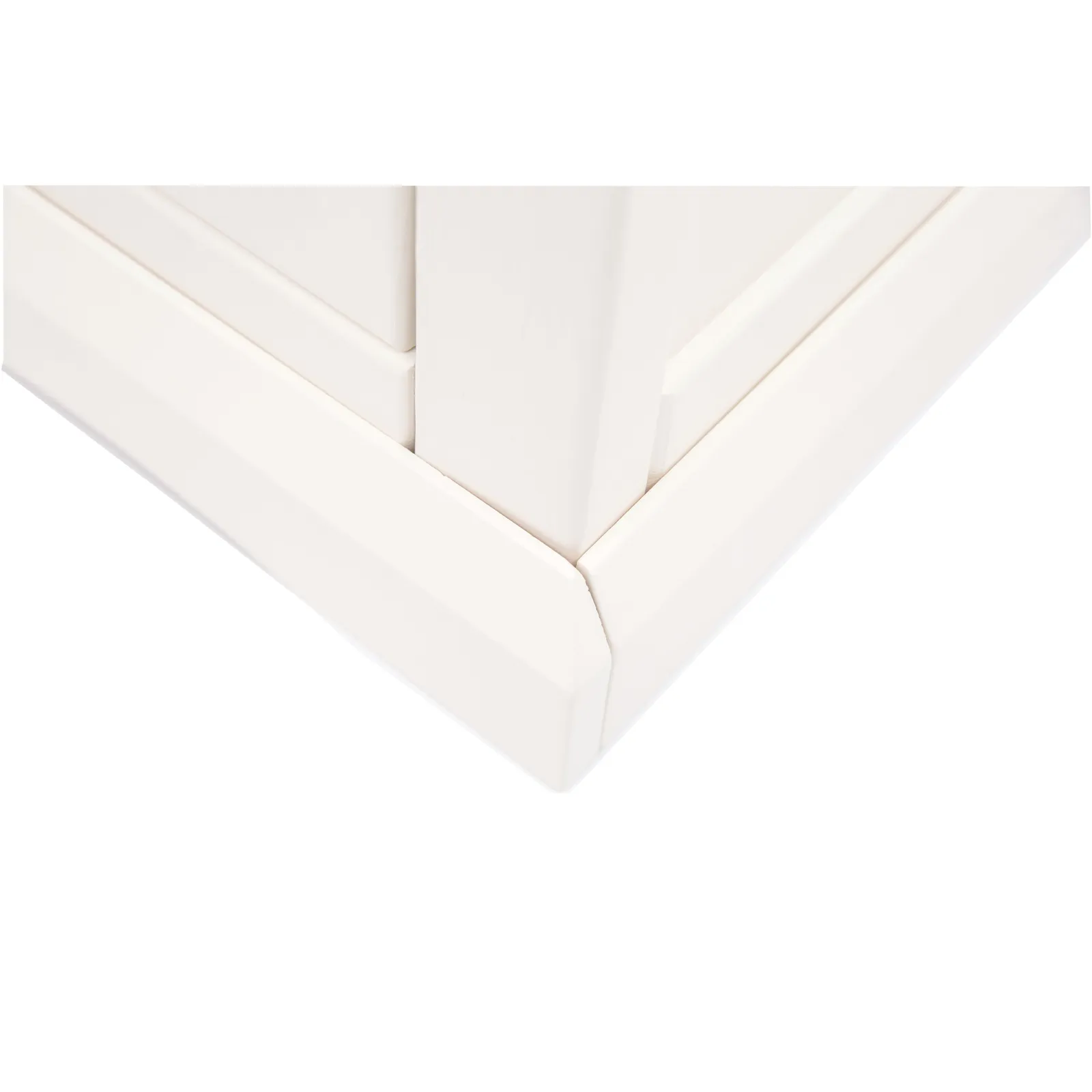 Cabinet Bits Bookcase with plinth 90x90x30cm in Off-White 5