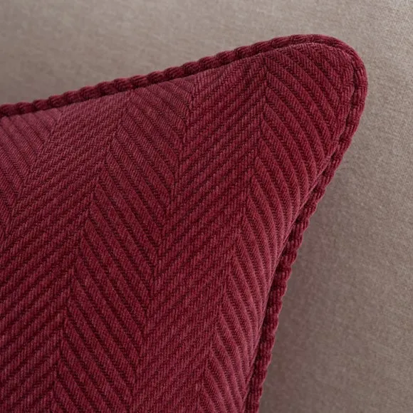 Soft Chenille Herringbone Cushion 2