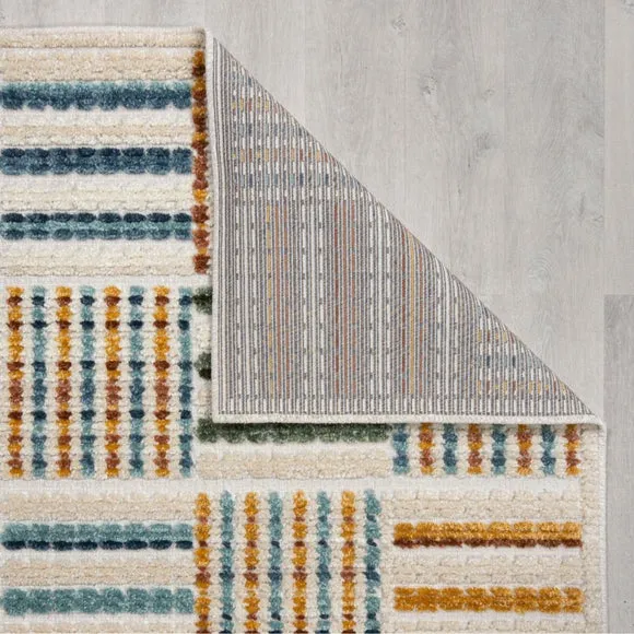 Maxwell Grid Washable Rug 3