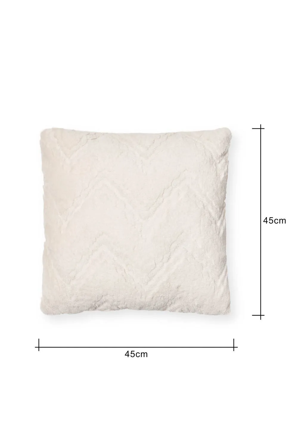BHS Cheveron Cushion in Cream 3