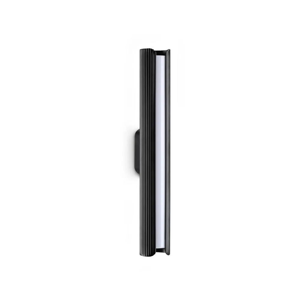 Netlighting Dorica Integrated LED Wall Lamp Black 930lm 3000K