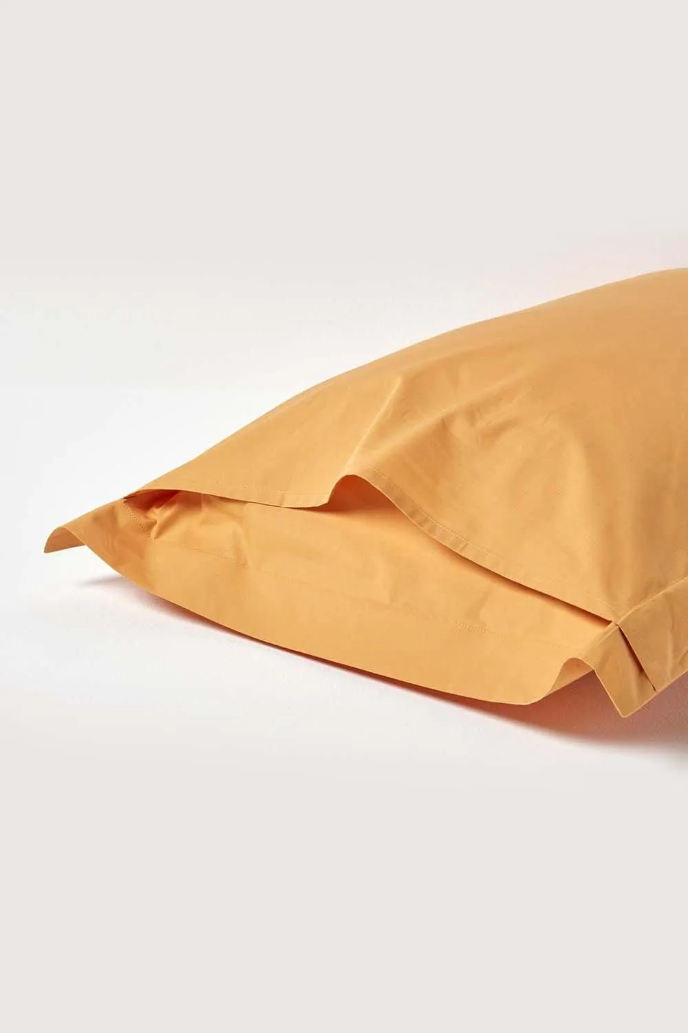 Homescapes Egyptian Cotton Oxford Pillowcase 200 TC, King Size in Mustard 3