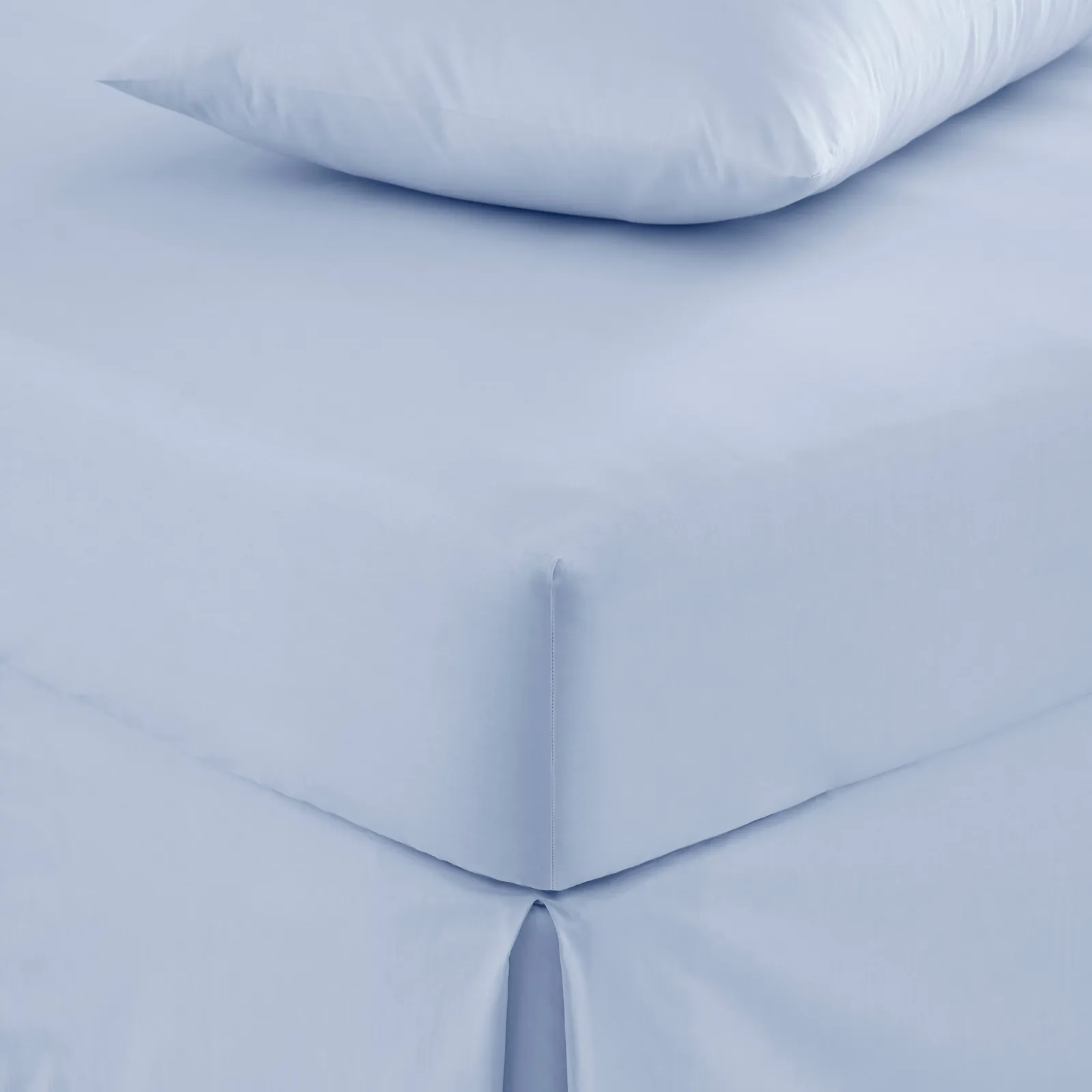 Pure Cotton Fitted Sheet Belle Blue
