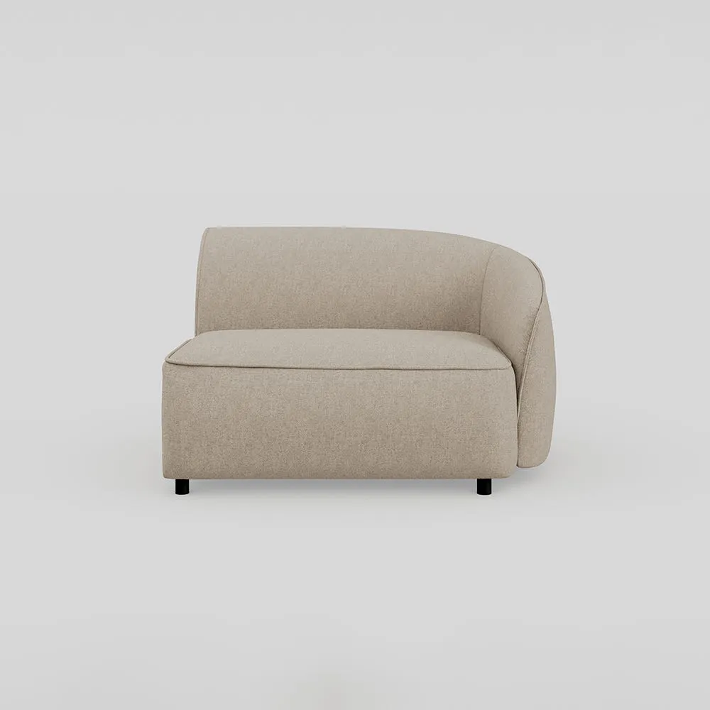 Heal's Aurelie Corner Module RHF Broadweave Putty 1