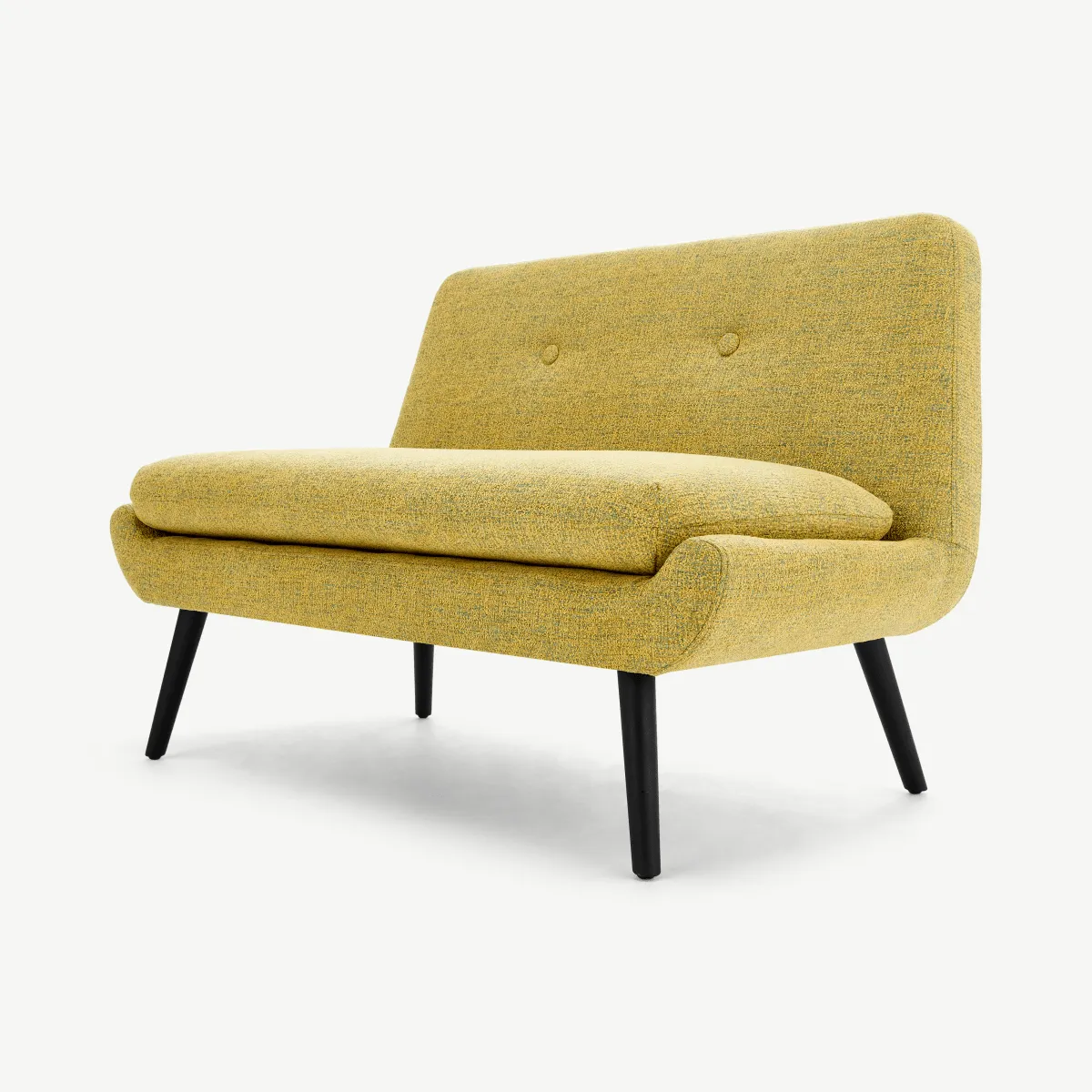 Jonny 2 Seater Sofa, Revival Yellow Weave