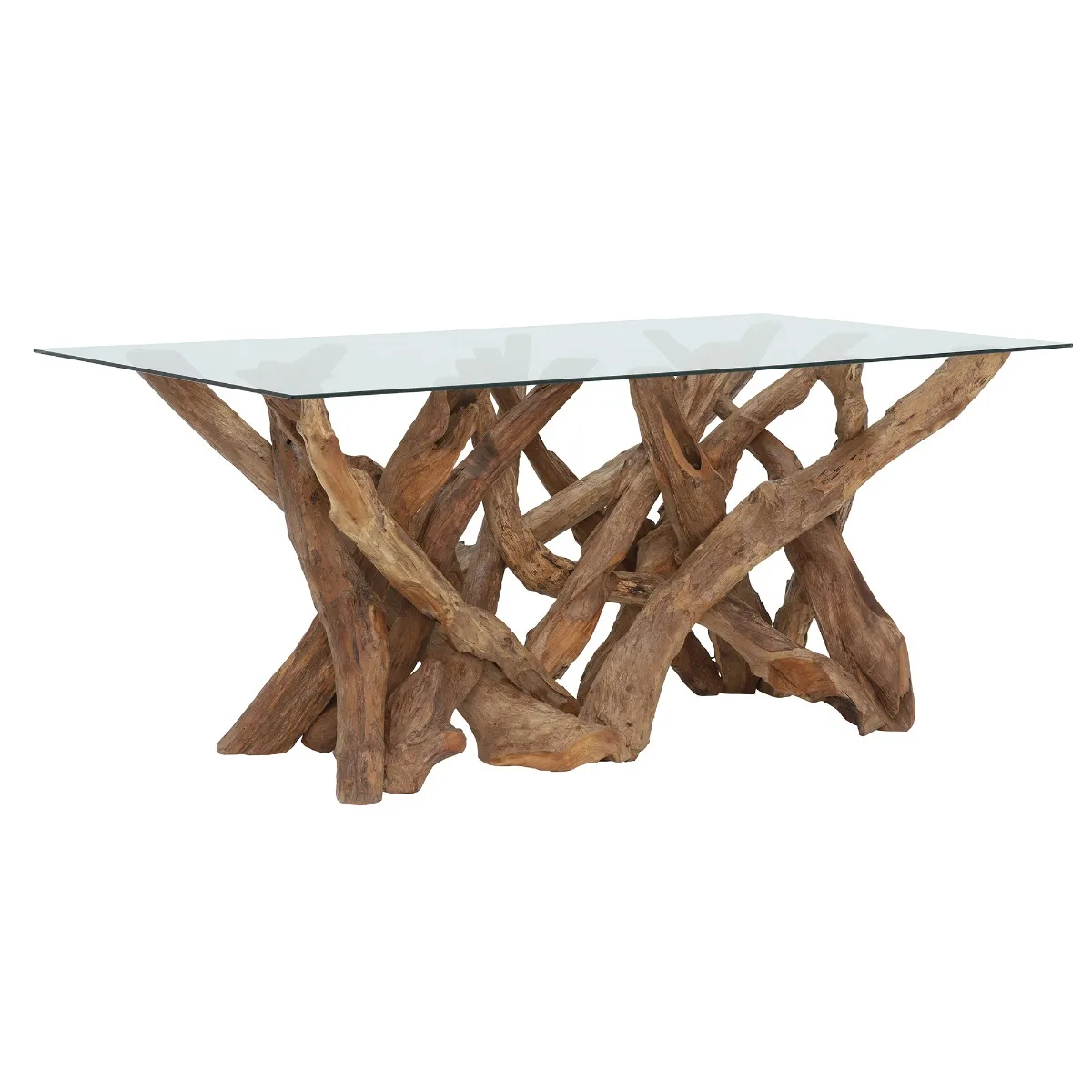 Whinfell Reclaimed Teak Root Rectangular Dining Table