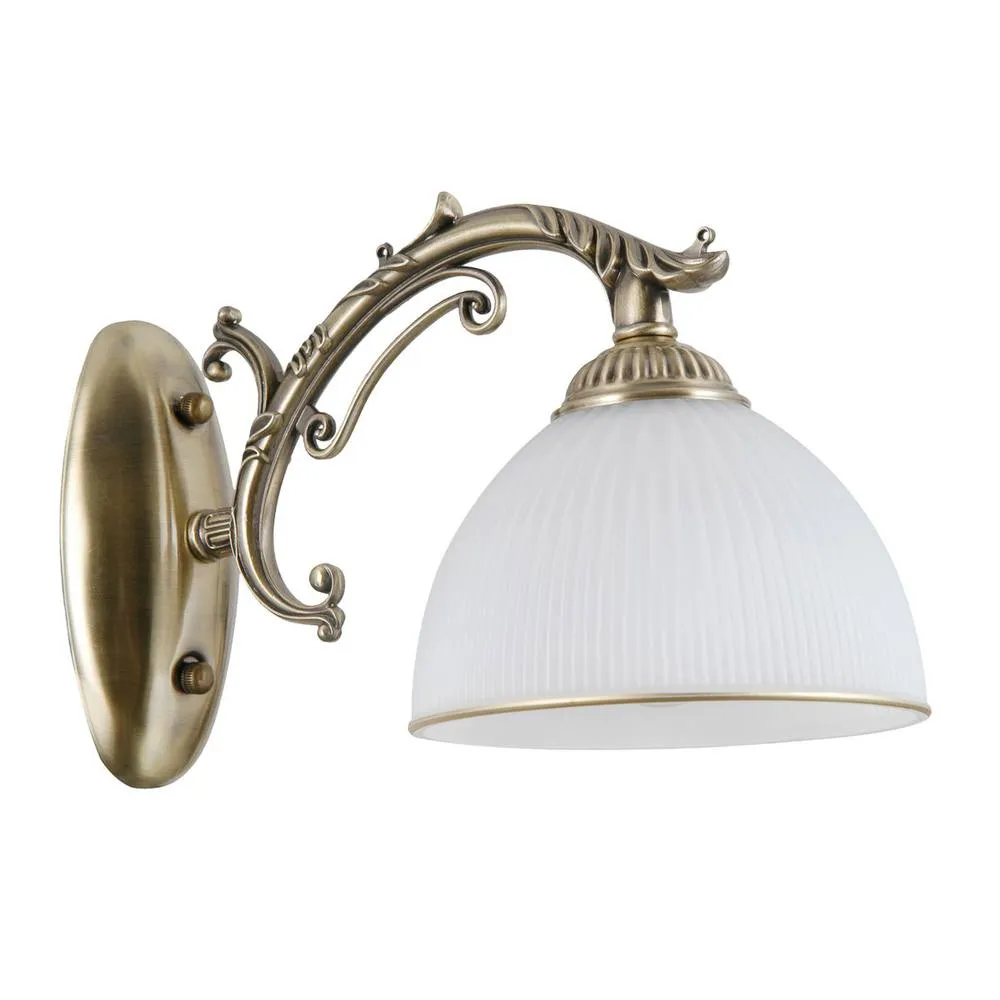 Netlighting Feneza Stylish 1 Light Wall Lamp E27 in Light Bronze