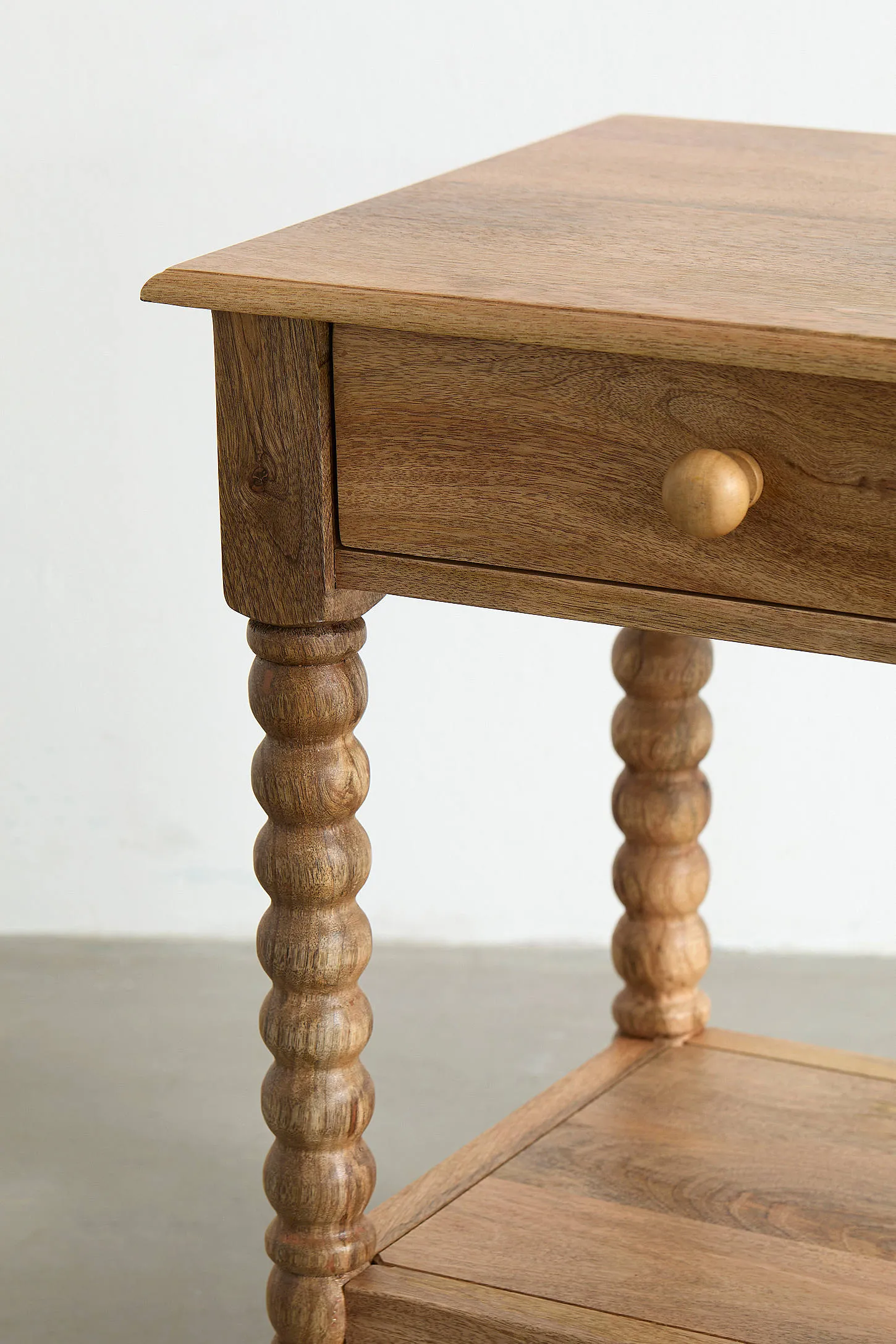 Neutral Spindle Nightstand - Neutral 4