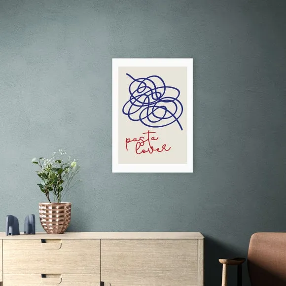 East End Prints Pasta Lover Print by Inoui 1