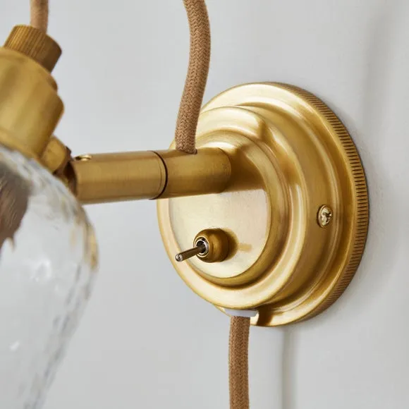 Churchgate Sharnford Adjustable Plug In Wall Light 4