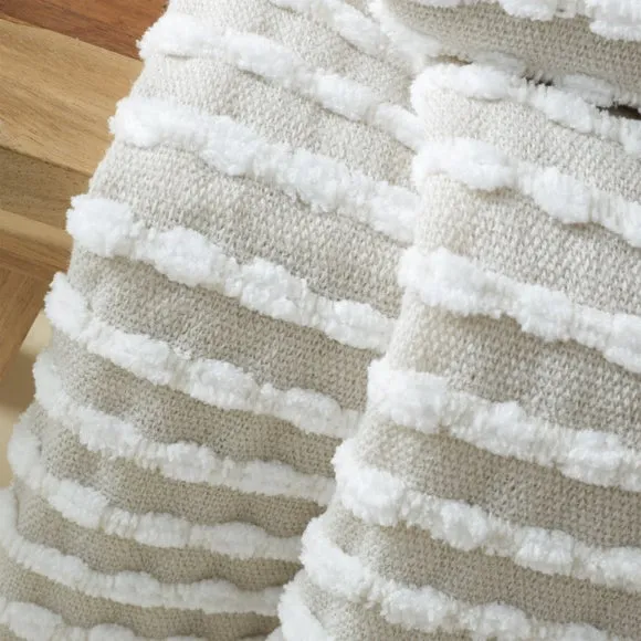 Catherine Lansfield Stab Stitch Throw Blanket 125cm x 150cm 2