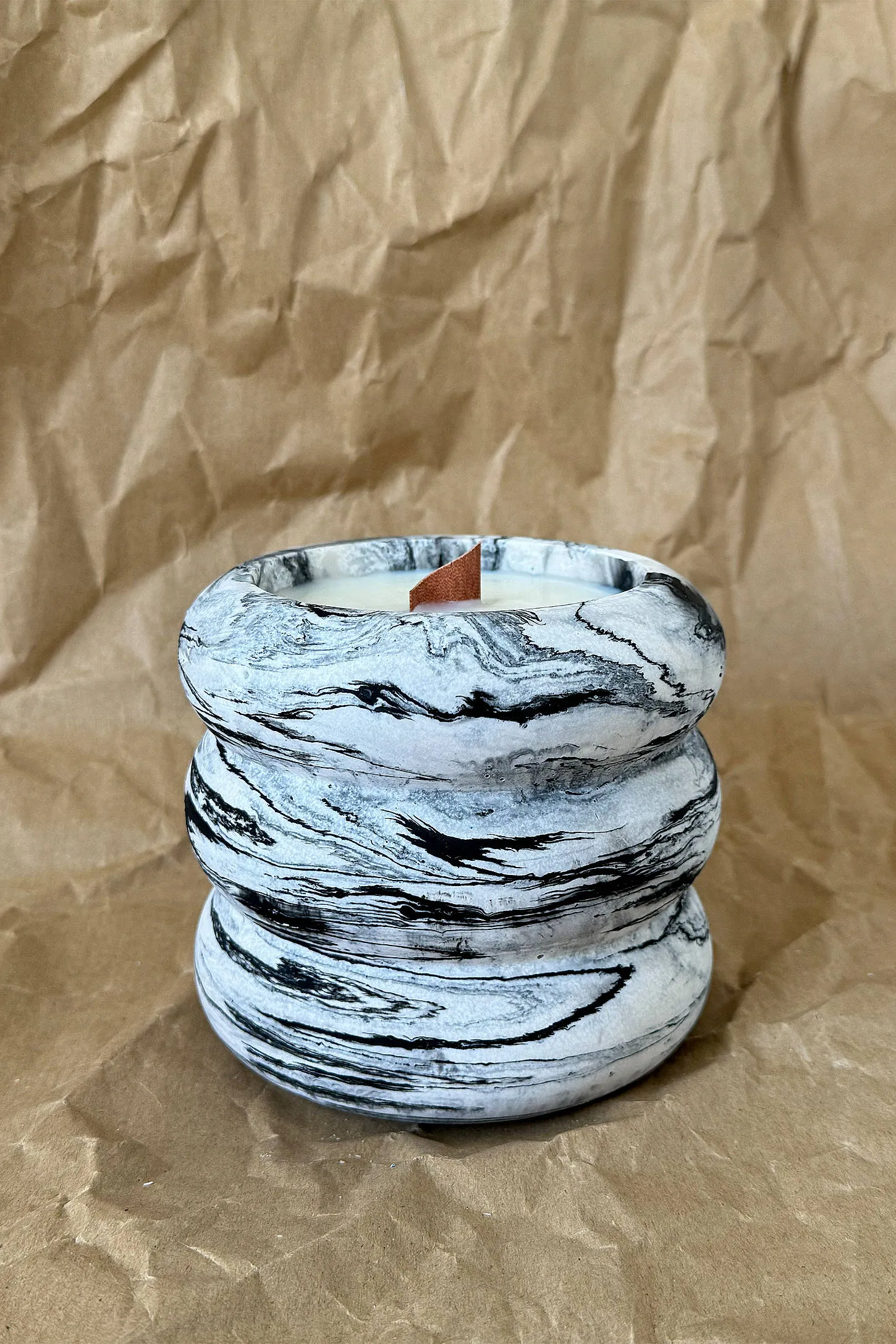 Warm Studios Bubble Candle - Black