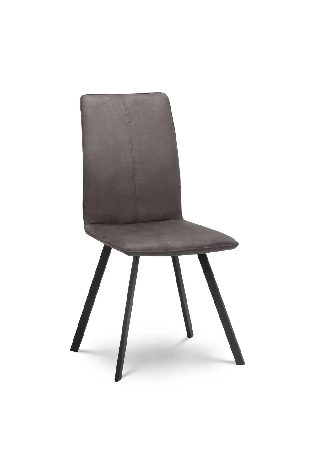 Julian Bowen Monroe Upholstered Dining Chair (Set of 2) in Dark Grey 6