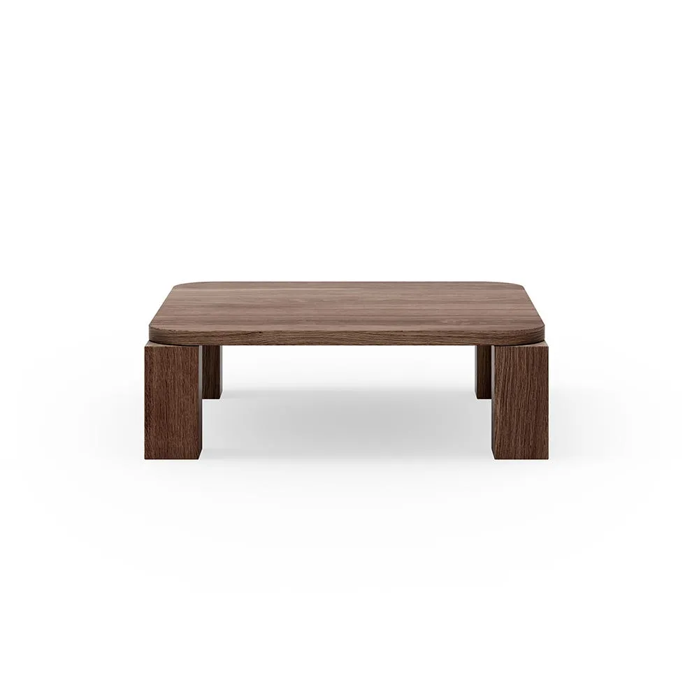 New Works Atlas Coffee Table Fumed Oak 82 x 82cm 2