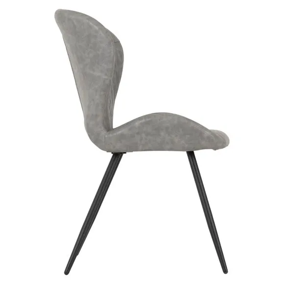 Set of 4 Quebec Dining Chairs, Faux Leather 5