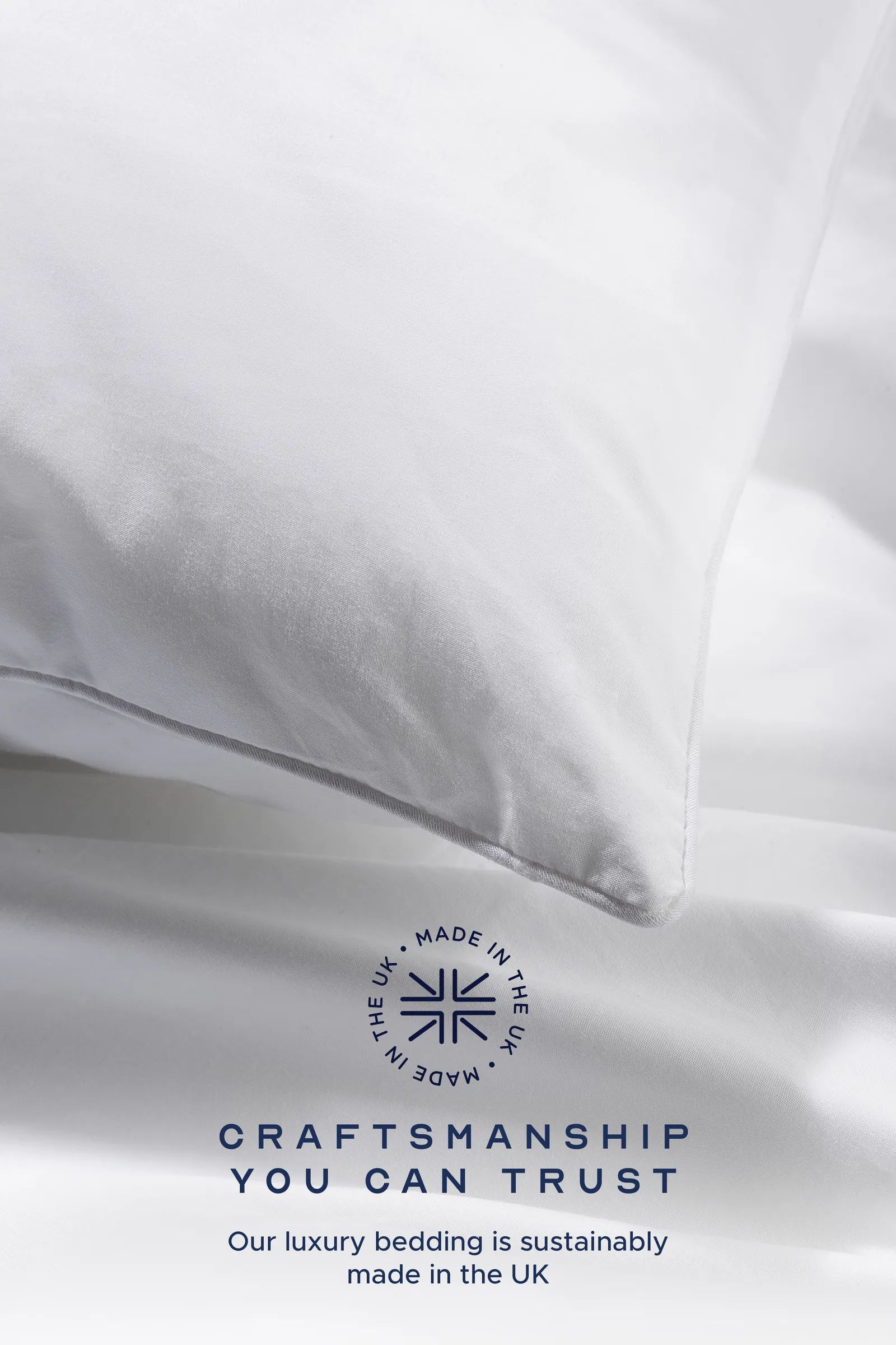 Snuggledown 4 Pack Hotel Medium Support Back Sleeper Pillow in White 5