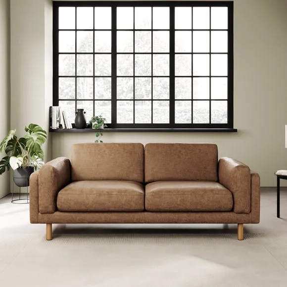 Newton Arizona Faux Leather 3 Seater