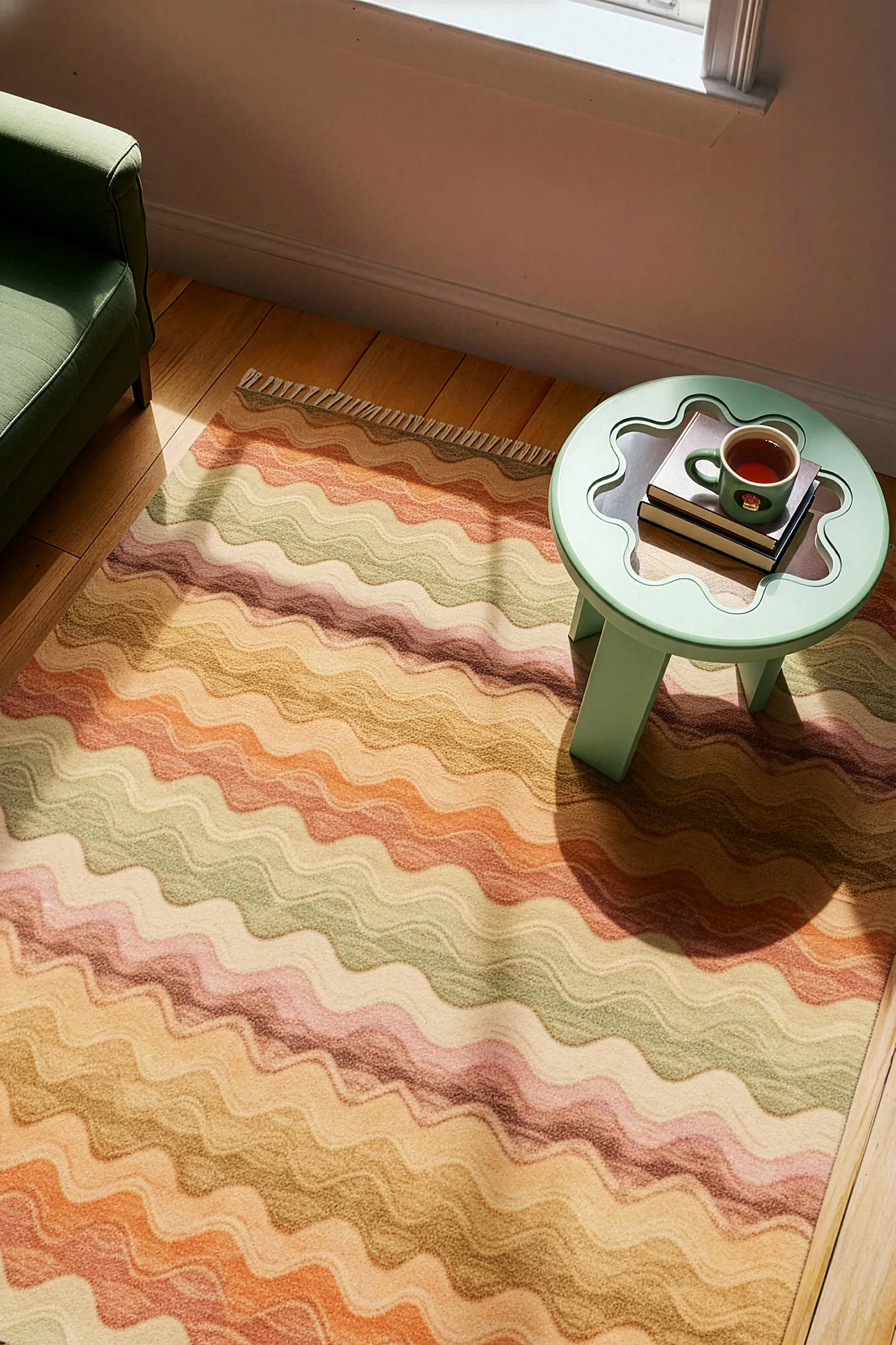 Sunset Wiggle 5x7ft / 150x210cm Rug
