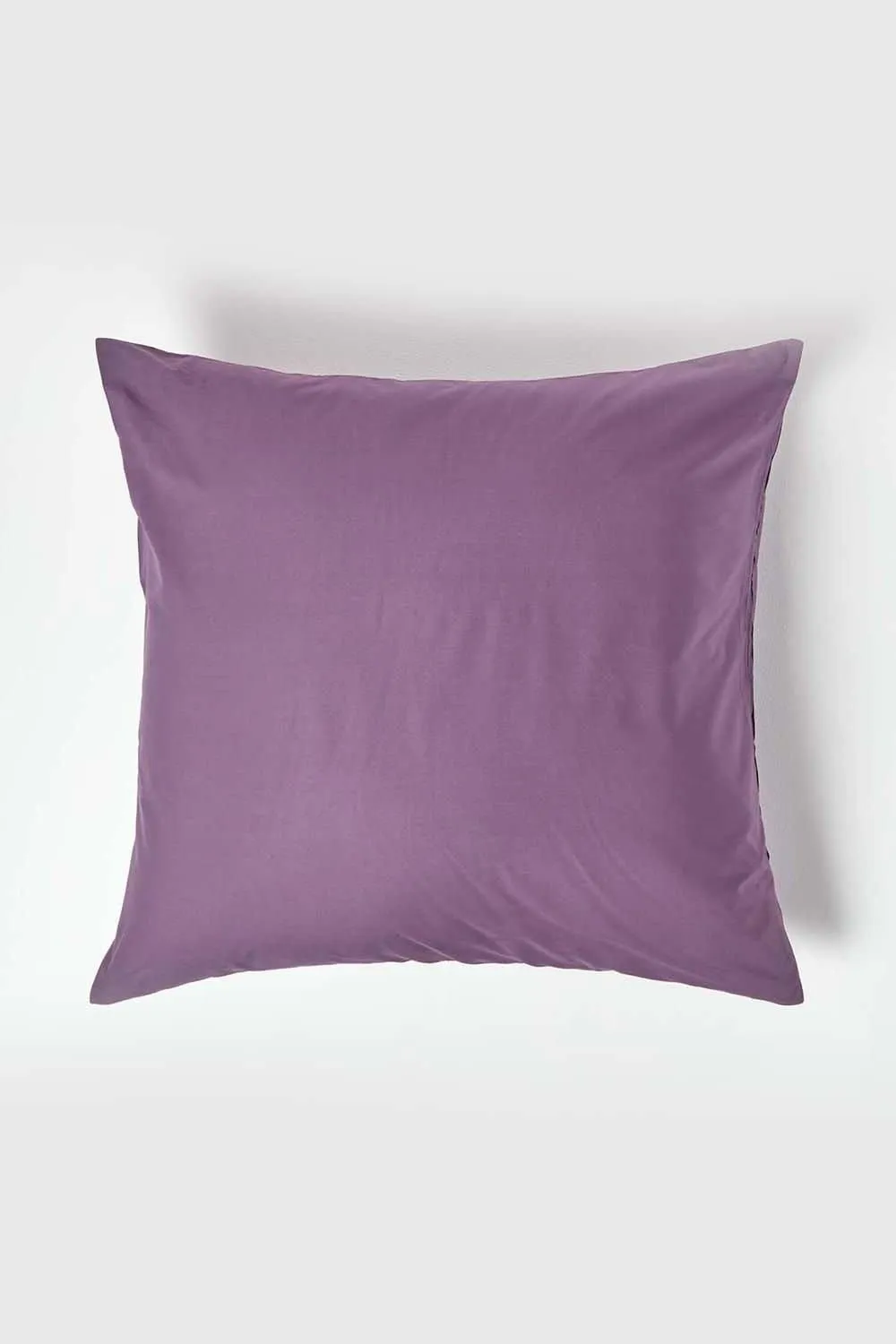 Homescapes Continental Egyptian Cotton Pillowcase 200 TC, 80 x 80 cm in Grape 1