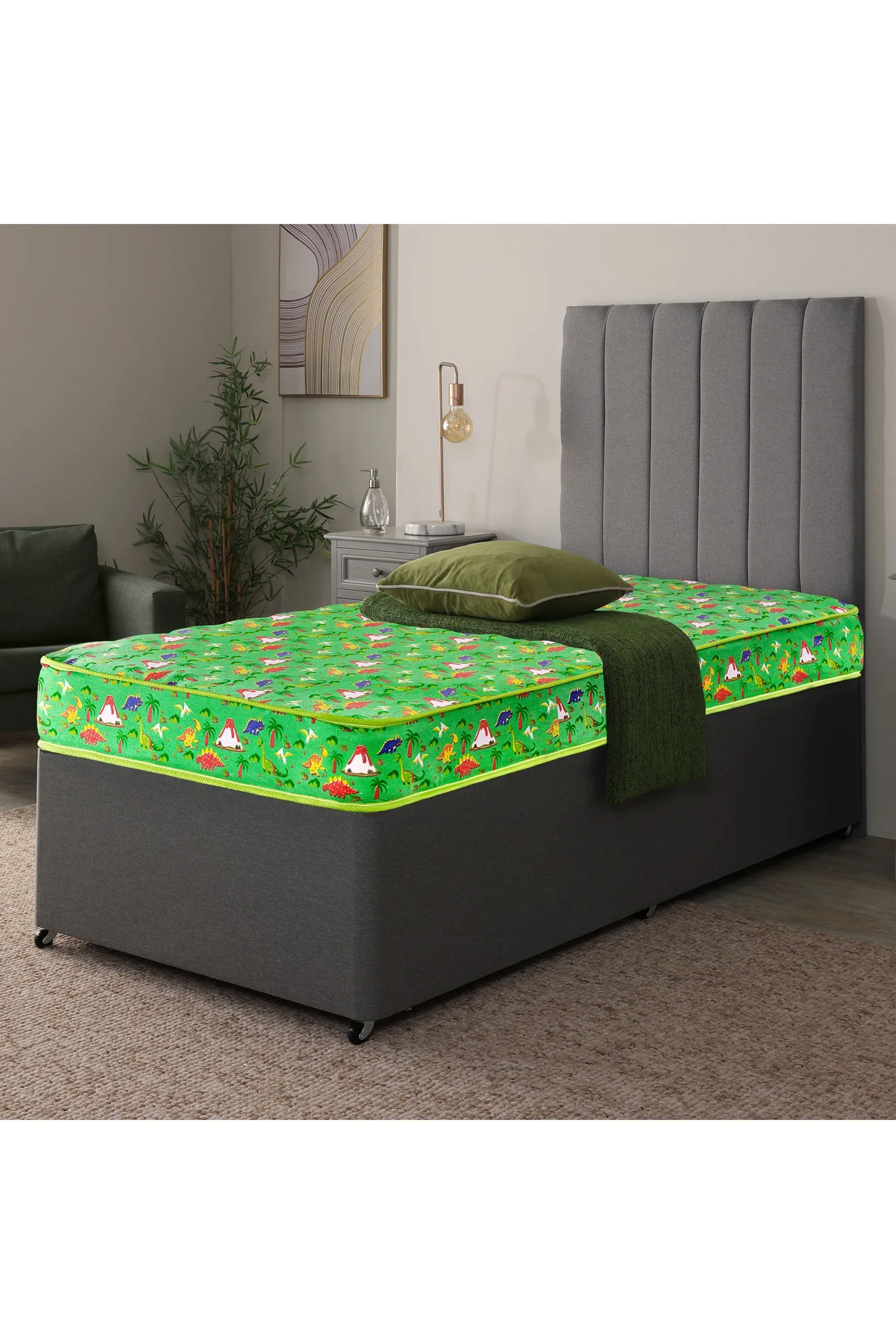 eXtreme Comfort Ltd Extreme Comfort Dreamy Dinosaur Spring Value Mattress in Green