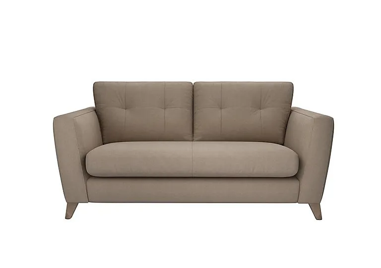 Hermione 2.5 Seater Fabric Sofa - Brandy Butter