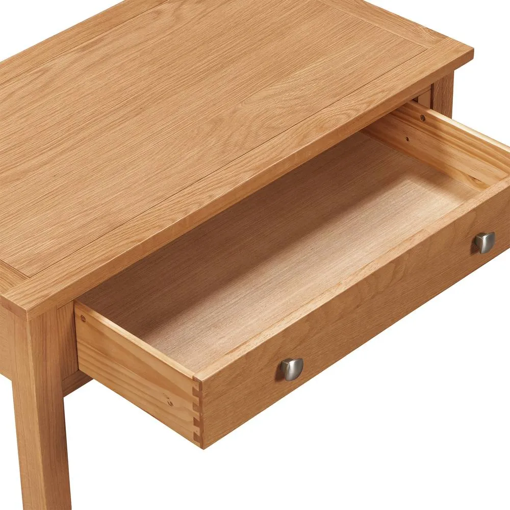 Seconique Cambridge 1 Drawer Coffee Table - Honey (Part assembled) in Light Brown 6