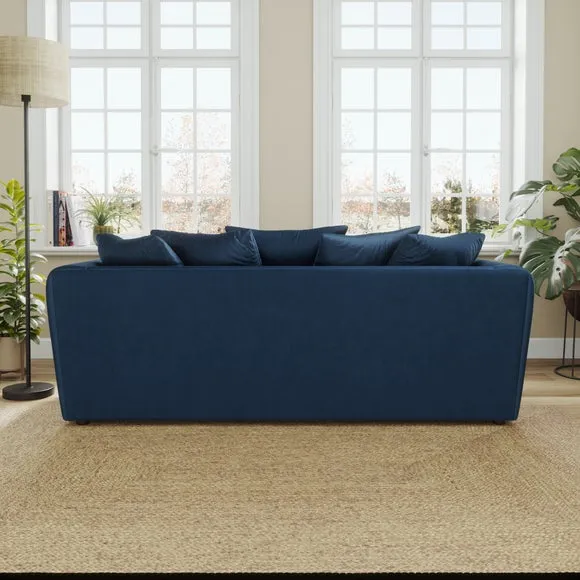 Blake Curved Arm Opulent Velvet 3 Seater Sofa 3