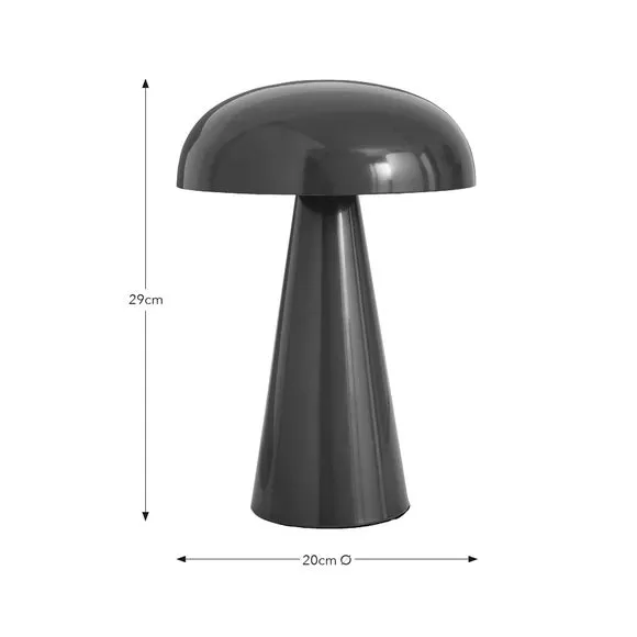 Milo Mushroom Rechargeable Touch Dimmable LED Table Lamp 5