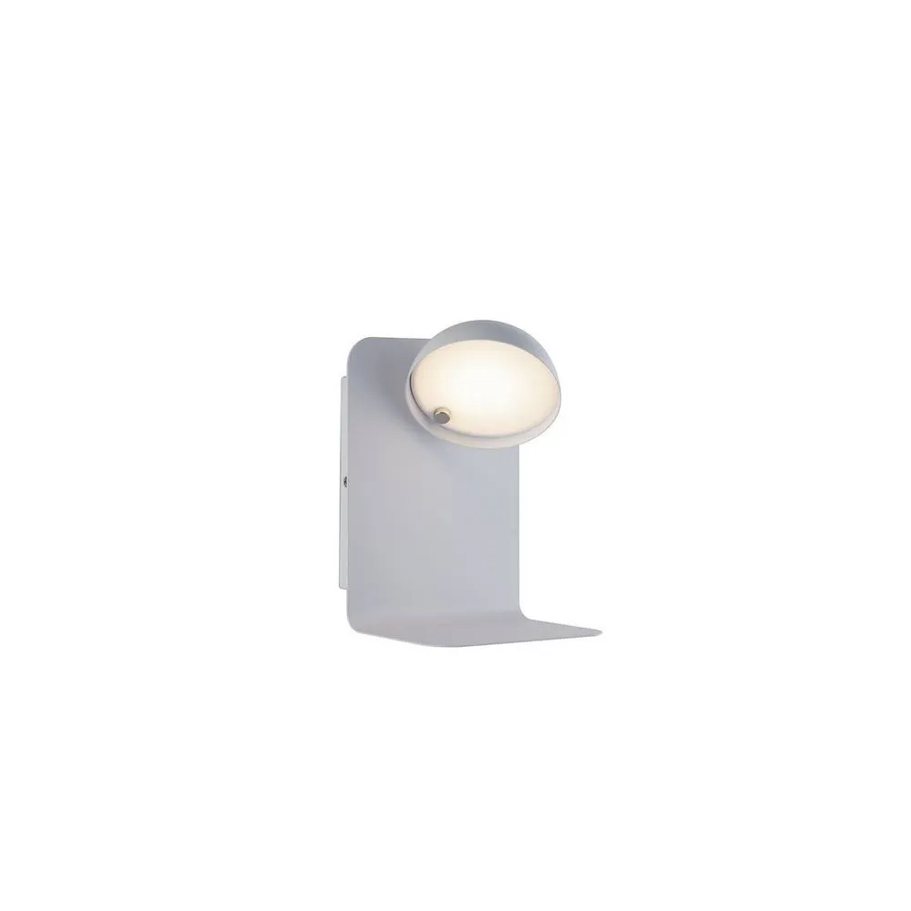 Netlighting Boing Integrated LED Swivel Wall Reading Lamp With Usb White 4000K
