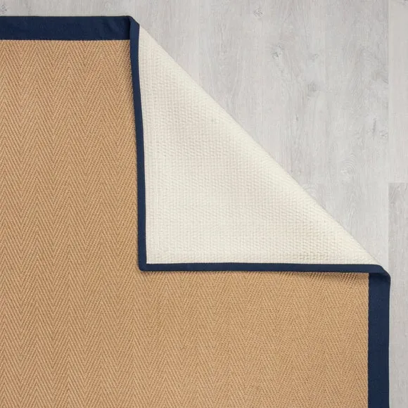 Herringbone Jute Border Rug 5