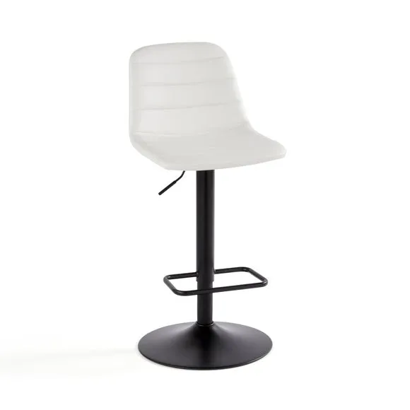 Ralph Adjustable Height Bar Stool, Faux Leather 5