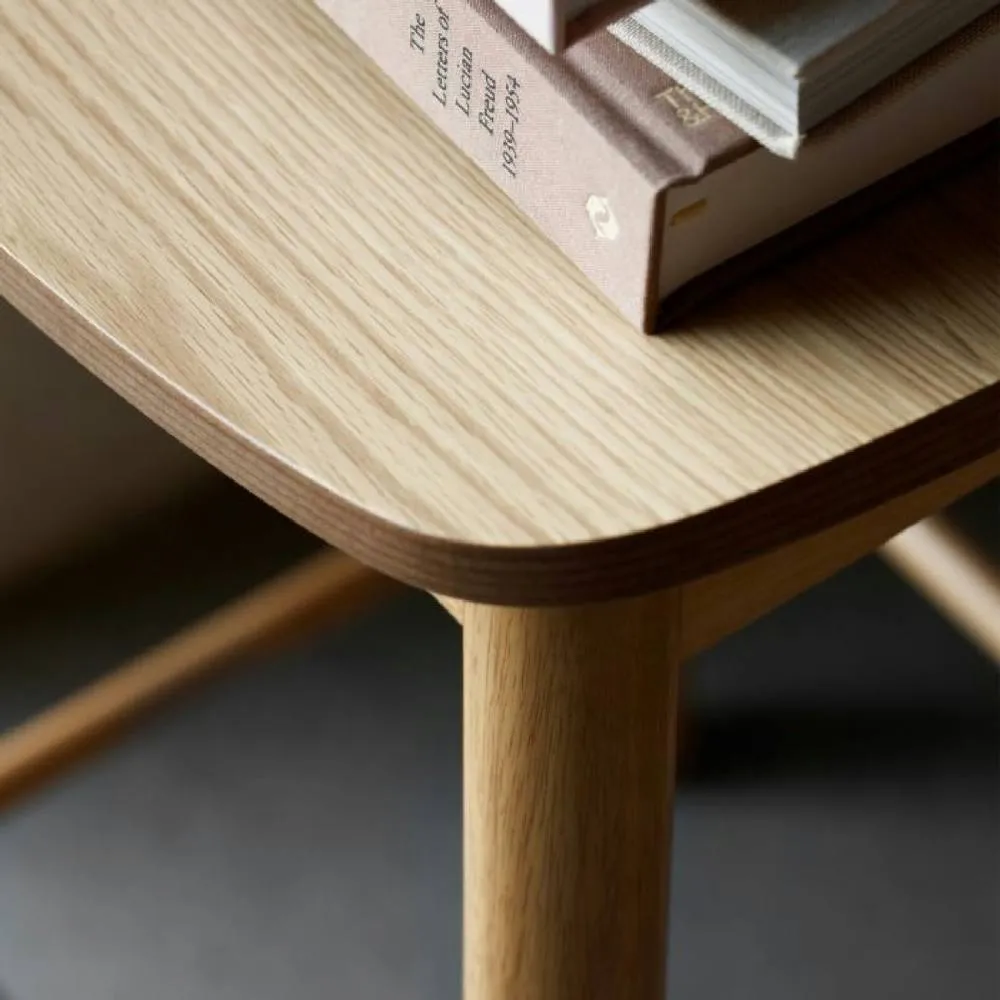 netfurniture Soho Bar Stool Without Back in Matt Oak Set of 2 in Brown 6