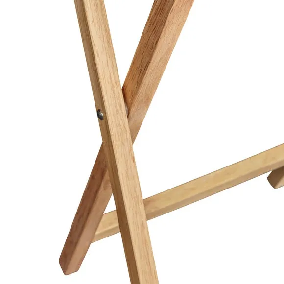 Rubberwood TV Table, Natural 3