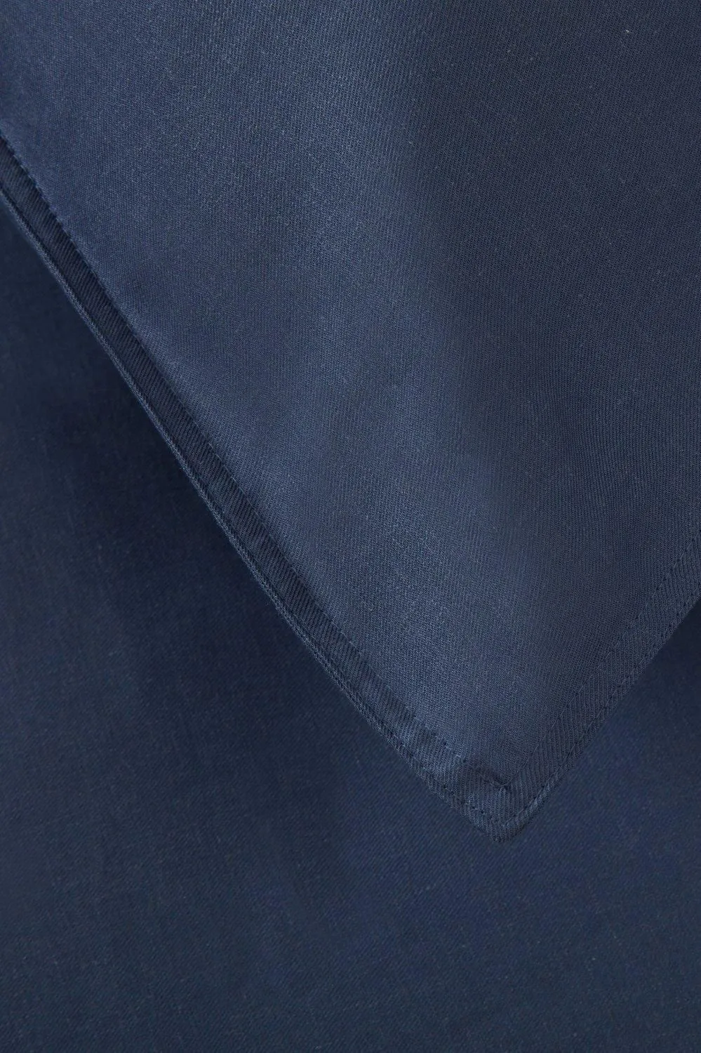 Panda London Bamboo & French Linen Complete Bedding Set in Navy 5