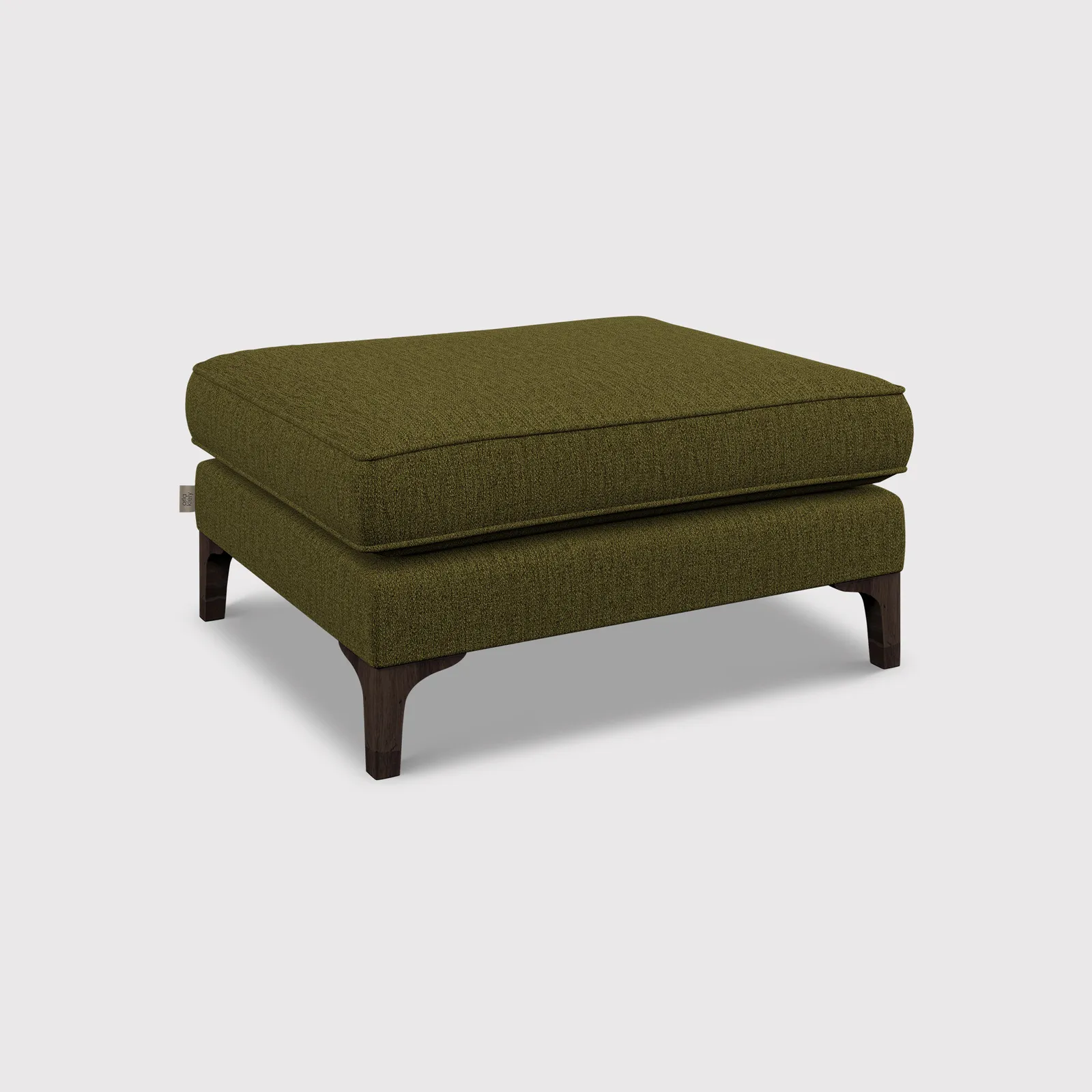 Orla Kiely Arklow Footstool, Green Fabric | Barker & Stonehouse 1