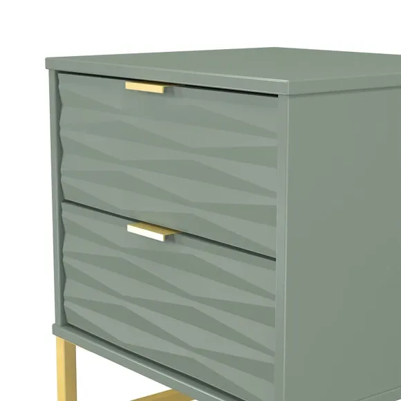 Tuxford 2 Drawer Bedside Table 5