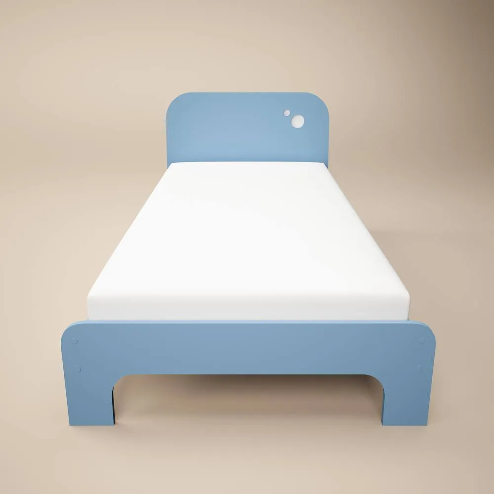 Flair Livana Single Bed Blue & White 3