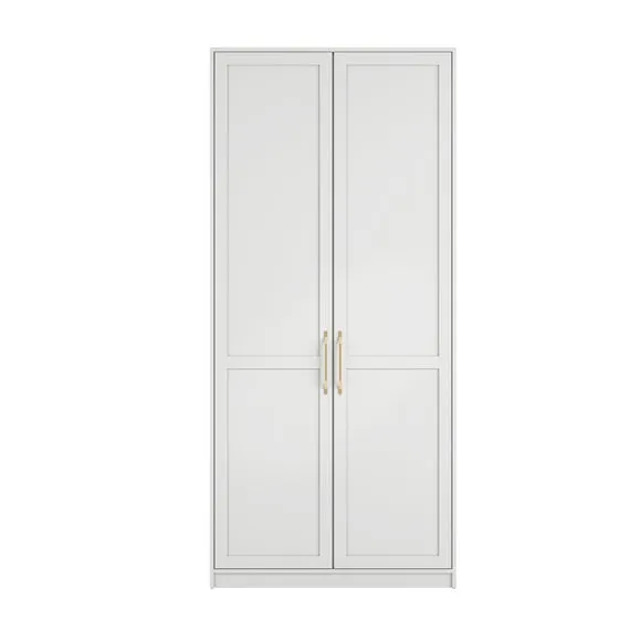 Austen Double Wardrobe, White 2