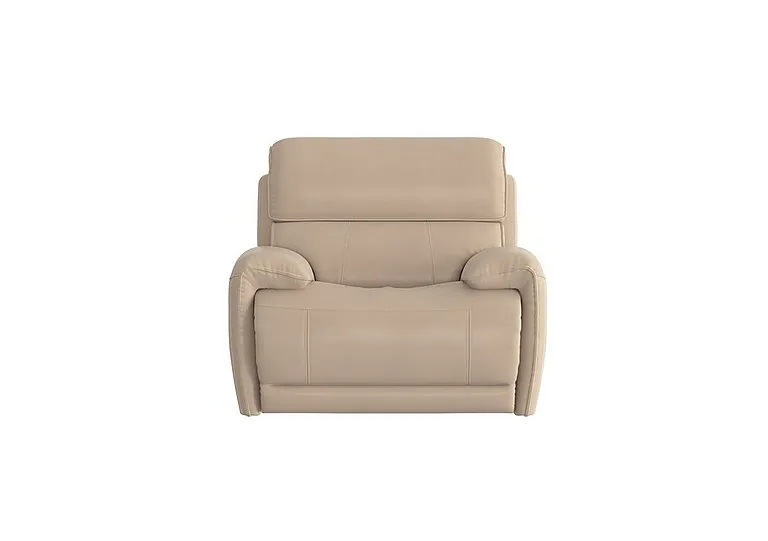 Link Leather Armchair - BV Pebble