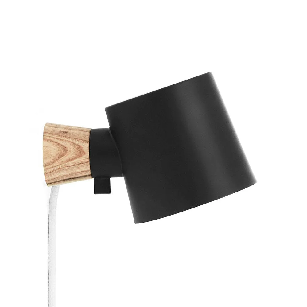 Normann Copenhagen Rise Plug-in Wall Light Black 3