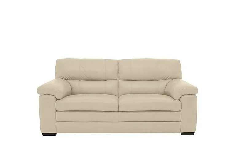 Cozee 2 Seater Pure Premium Leather Sofa - BV Bisque